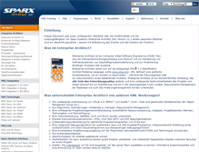 Tablet Screenshot of enterprisearchitect.at